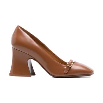 Chloé Schoenen, Dames, Bruin, 40 EU, Elegante Decollete Schoenen voor Vrouwen
