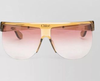 Chlo&eacute; geometric frame sunglasses