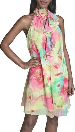 Karl Lagerfeld Karl Lagerfeld A-Line Printed Pink Dress