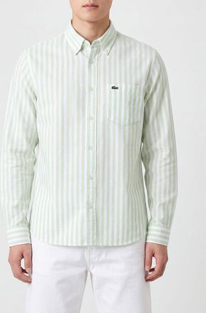 Lacoste Camicia in cotone a righe