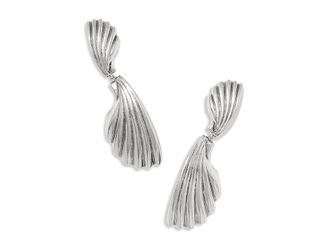 Kendra Scott Alexa Metal Statement Drop Womens Earring Womens Earring Vintage Silver Metal, Brass