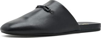Vince Camuto Macassie Slip-on Flat Mule Womens Flat Shoes Black : 6.5 M, Leather