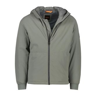 HUGO BOSS Heren, Jassen, Grijs, Maat: 2XL Poliester