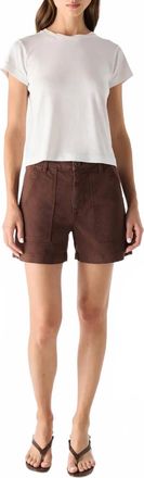 Amo Easy Army Shorts In Brown
