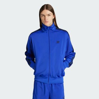 adidas Originals ADIDAS Originals Mens Adicolor Classics Firebird Track Top - Blue Recycled Material - Size X-Small