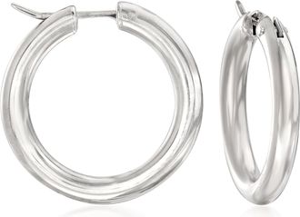 Ross-Simons Italian Sterling Silver Hoop Earrings