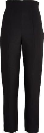 Khaite Lenn High-Rise Crepe Trousers Size M