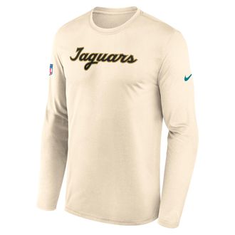 Nike Jacksonville Jaguars Rivalries Collection Sideline Legend Nike Mens Dri-FIT NFL Long-Sleeve T-Shirt in Brown | 02TJ15A9N-X5L