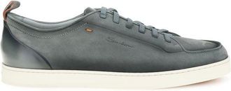 Santoni Calf Leather Bos Taurus Low Top Mens Sneakers