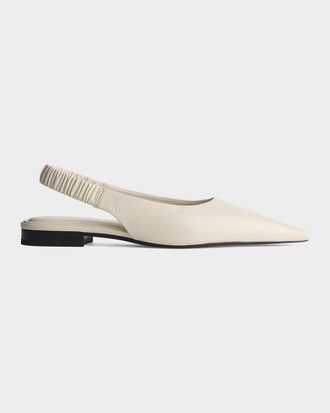 Rag & Bone Mercer Leather Slingback Flats
