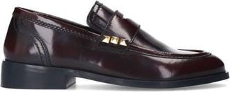 Sacha leren loafers bordeaux