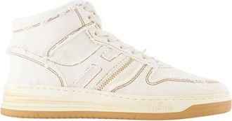 Hogan Dusty Jeans Sneakers - Dames - Sneakers - Beige - 35 EU - Schoenen