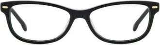 Carrera Rectangle Full Rim Eyeglasses - Black