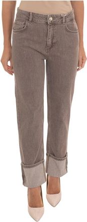 Pennyblack Dames, Jeans, Grijs, Maat: XL Katoen