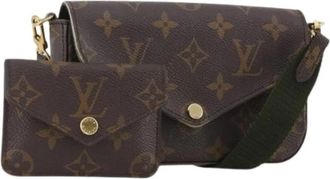 Louis Vuitton Pre-owned Cross Body Bags, female, Brown, Size: ONE SIZE Pre-owned Pouch
