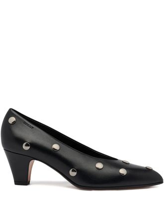 Bally 55mm Alva leather pumps - women - Calf Leather/Leather/Calf Leather - 36 - Black