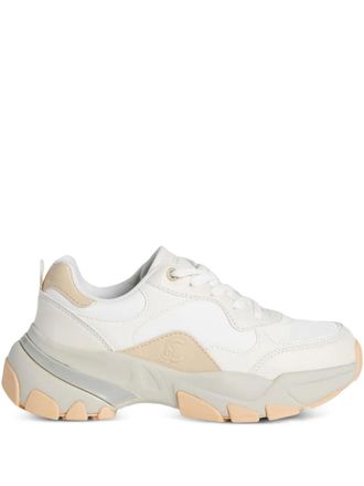 Coccinelle C-Run 02 panelled sneakers - women - Recycled Nylon/Polyamide/Polyester/Polyester/Rubber - 37 - White