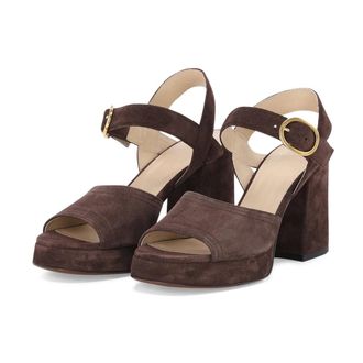 Valentino High Heel Sandals, female, Brown, Size: 11 US Flat Sandals