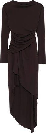 Amen Abito asimmetrico drappeggiato - Marrone