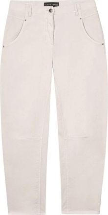 Luisa Cerano Cropped Jeans - Dames - Cropped Jeans - Wit - S - Jeans
