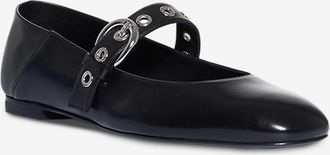 Stuart Weitzman Riemchenballerinas aus Nappaleder Supermoto 10