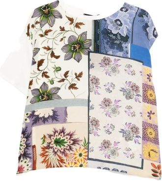 Max Mara Pampas T-shirt - Dames - T-shirts - Veelkleurig - XS - Katoen - Tops