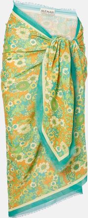 Alemais Alémais Pareo Jeff in cotone con stampa