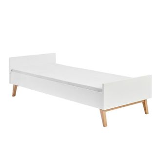 OEM Lit 90x200 Sommier Inclus Pinio Swing - Blanc Et Bois