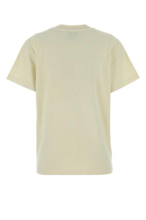A.P.C. Womens Cream Cotton T-Shirt Indigodelaveecru Coton Biologique