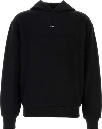 A.P.C. Katoenen sweatshirt - Heren - Hoodies - Zwart - S - Katoen - Hoodies & sweatvesten