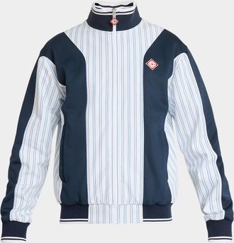 Casablanca Men & apos;s Panelled Full-Zip Track Jacket