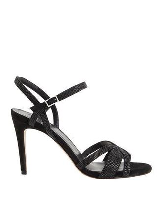 8 by YOOX LEATHER HIGH SANDAL STUDS DETAIL