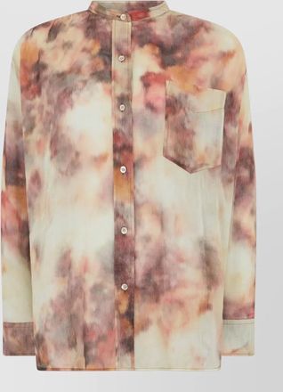 Isabel Marant mexika cotton voile shirt tie dye print