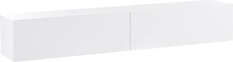Beliani Mueble TV de pared Blanco