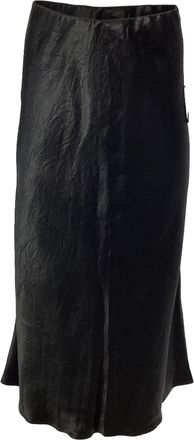 Max Mara Leisure Alessio Midi Skirt in Black Acetate