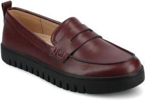 Journee Collection Tayla Penny Loafer - Wide Width Available in Oxblood at Nordstrom Rack, Size 9.5