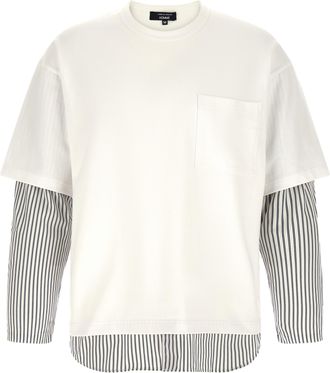 Comme Des Gar&ccedil;ons White Cotton Mens T-Shirt