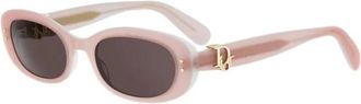 Dior Sunglasses, female, Pink, Size: 52 MM Oblique B1I Sunglasses