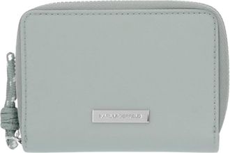 Karl Lagerfeld Ikon Portemonnee - Dames - Portefeuilles - Groen - ONE Size - Polyester - Accessoires