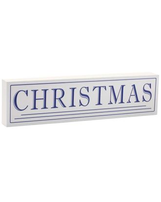 Melrose International Wood Christmas Sentiment Sign