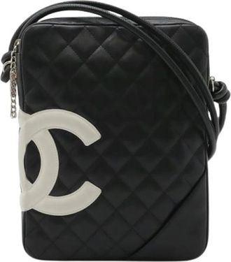 Chanel Pre-owned Cross Body Bags, female, Black, Size: ONE SIZE Pre-owned Vintage Shoulder Bag