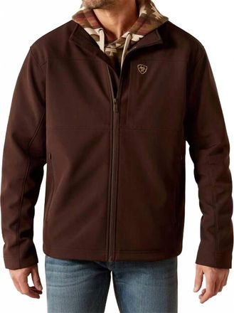 Ariat Mens Vernon Soft Shell Jacket In Coffee