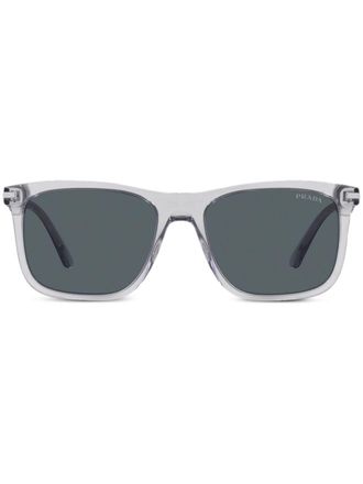 Prada square-frame sunglasses - men - Acetate - 56 - Grey