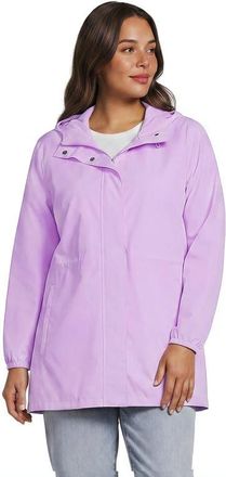 Lands End Squall Packable Waterproof Raincoat in Pale Orchid at Nordstrom, Size 2X