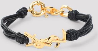 Saint Laurent Bracciale Cassandre multifilo di Saint Laurent