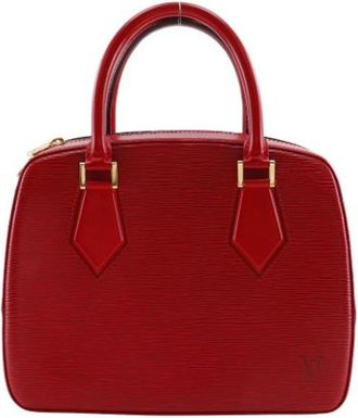 Louis Vuitton Pre-owned Vintage Handtas - Dames - Vintage Handtas - Rood - ONE Size - Leer - Vintage