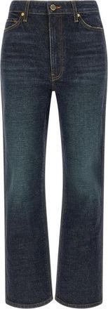Khaite Abigail Straight Jeans - Dames - Regular Fit Jeans - Blauw - W31 - Katoen - Jeans