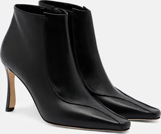 Manolo Blahnik Milleta leather ankle boots