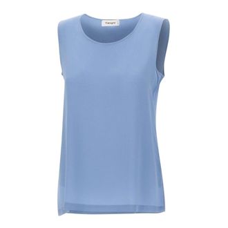 KANGRA Silk Top - female - Kangra - Sleeveless Tops - Blue - XL - Tops