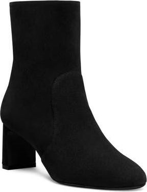 Stuart Weitzman Babette 60 Leather Bootie in Black Suede at Nordstrom Rack, Size 7